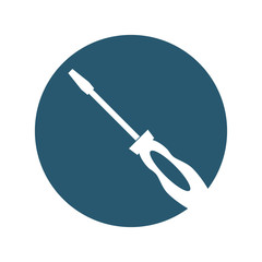 screwdriver tool isolated icon vector illustration design