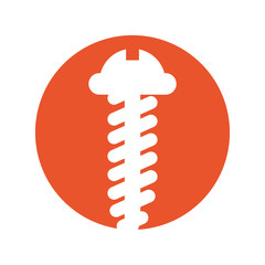 screw tool isolated icon vector illustration design