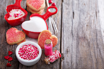 Valentine baking concept
