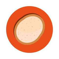 bread fresh bakery icon vector illustration graphic design