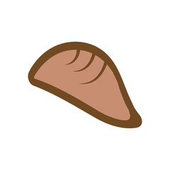 bread fresh bakery icon vector illustration graphic design