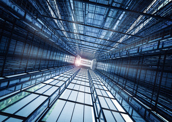 highrise office building abstract background