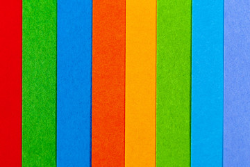 Background of colorful paper  parallel vertical stripes