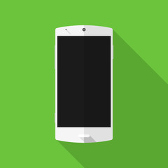 Vector smartphone. Sleek design. Material design.