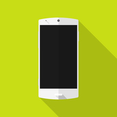 Vector smartphone. Sleek design. Material design.