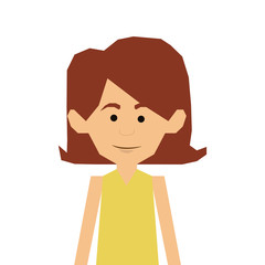 woman cartoon icon image vector illustration design 