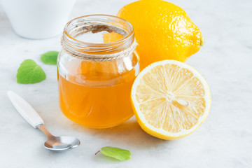 Lemon and honey