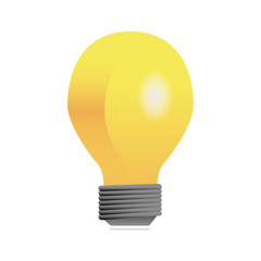 bulb energy light icon vector illustration graphic design