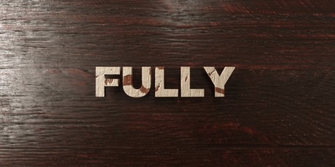 Fully - grungy wooden headline on Maple  - 3D rendered royalty free stock image. This image can be used for an online website banner ad or a print postcard.