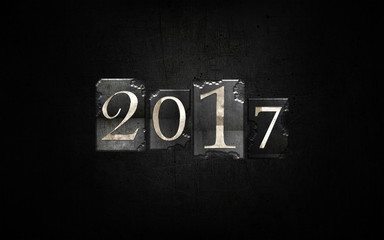 New year 2017 background grunge. 2017. New year. 2017 New Year.
