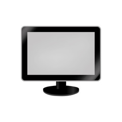 tv screen technology icon vector illustration graphic design