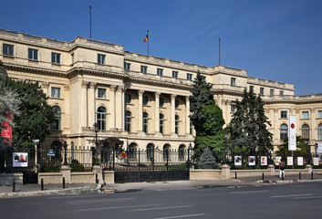 Fototapeta na wymiar National Museum of Art and History of Romania in Bucharest. Romania