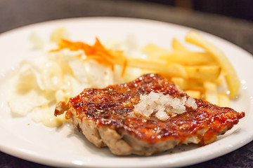 Grilled chicken breasts