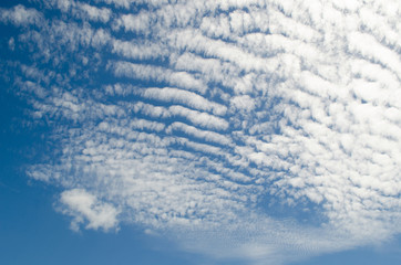 blue sky with clouds
