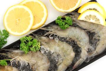 Raw shrimp