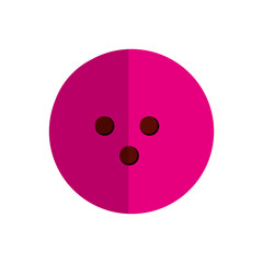 isolated bowling ball icon vector illustration graphic design
