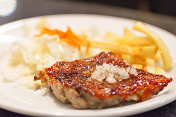 Grilled chicken breasts