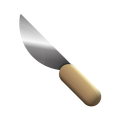 kitchen knife utensil icon vector illustration graphic design