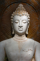 Fototapeta na wymiar Buddha, face of budda statue