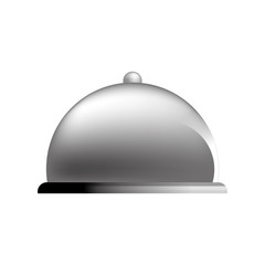 restaurant dome cloche icon vector illustration graphic design