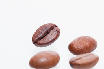 Macro coffee beans