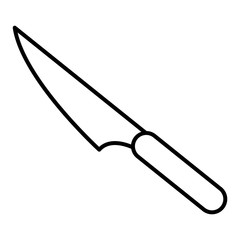 kitchen knife utensil icon vector illustration graphic design