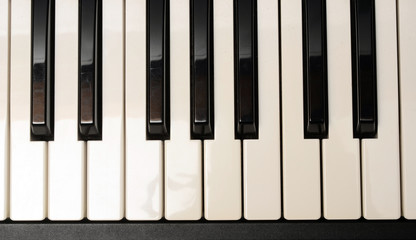 Naklejka premium Piano and electric piano keyboard