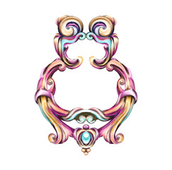 decorative elements in vintage style