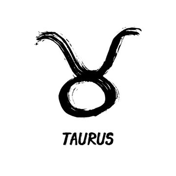 Grunge Zodiac Signs - Taurus - The Bull