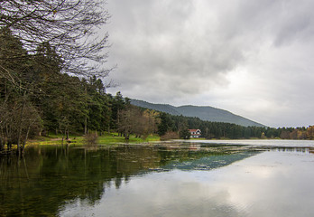 Naklejka premium Bolu Abant Golcuk ,lakes 