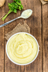 Portion of Mash (selective focus)