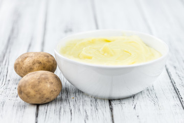 Mashed Potatoes (selective focus)