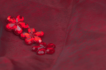 Decoro Natale a forma di fiore brillante