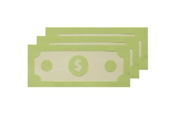 Dollars. Payment icon.