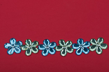 Decoro Natale a forma di fiore brillante