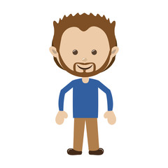 man character icon image vector illustration design 