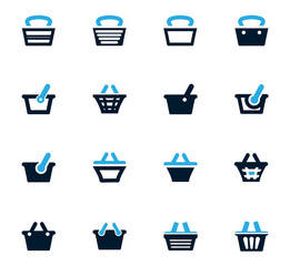 Shopping Bascket icons set