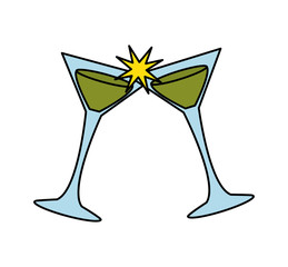 cup drink party isolated icon vector illustration design