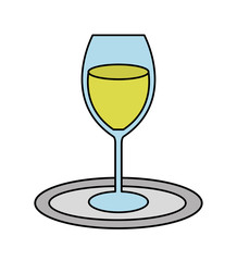 cup drink party isolated icon vector illustration design