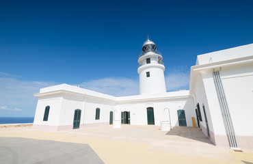 Cavallería lighthouse in the north of Menorca