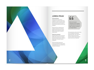 Visual identity with letter logo elements bright gradients blend