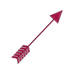 arrow archery icon image vector illustration design 