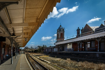 Railway Station in a sunny day, Bury St Edmunds