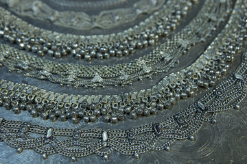 Treasure, heap of Beautiful Oriental Silver Bridal jewelry (Indi