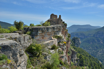 Ancient ruins in the Prades mountains