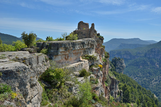 Ancient Ruins In The Prades Mountains