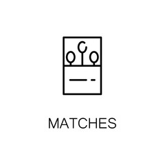 Mathes flat icon or logo for web design.