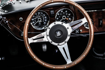 steering wheel from oldtimer