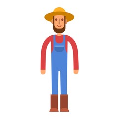 Farmers vector illustration