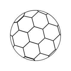 Fototapeta premium football soccer ball icon image vector illustration design 